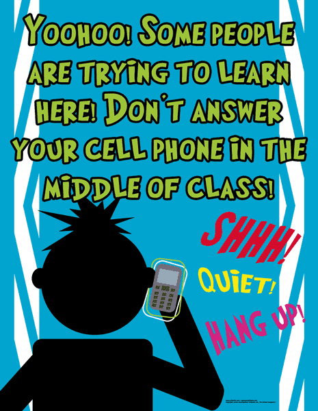 Answering Your Cell Phone In Class - Cell Phone Etiquette