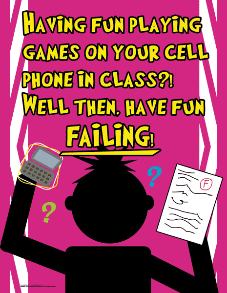 Playing Games On Your Cell Phone In Class - Etiquette