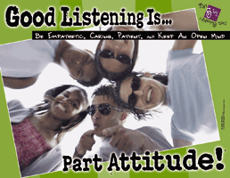 Good Listening Is Part Attitude