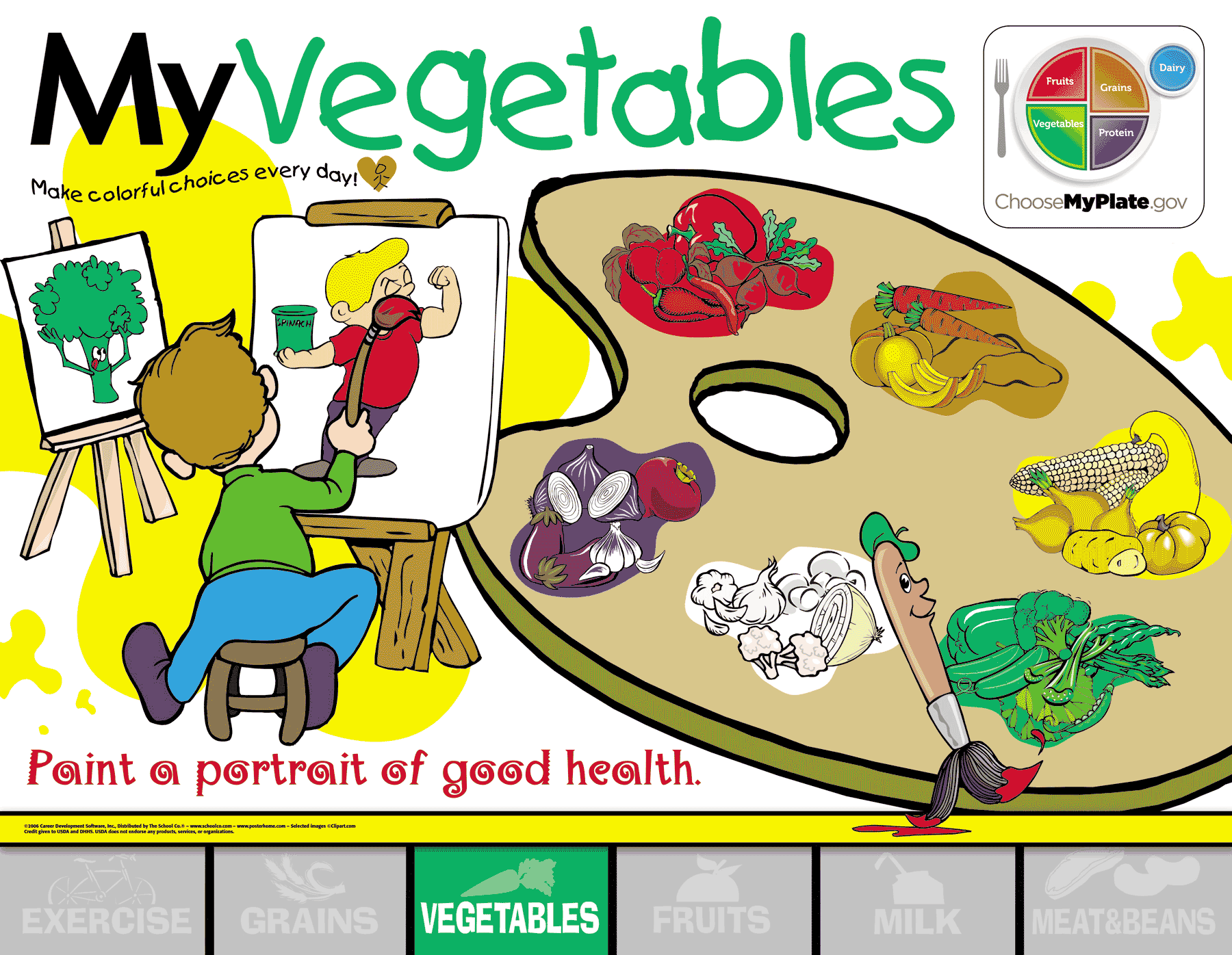 My Vegetables - Choose My Plate