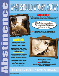 Abstinence & Sex Education Poster Set