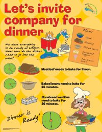 Let's Invite Company For Dinner - Kitchen Math
