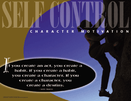 Character Motivation: Self-Control Poster Set - Click Image to Close