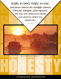 Character Motivation: Honesty Poster Set