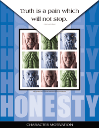 Character Motivation: Honesty Poster Set