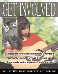 Goal Setting Tips For Getting Into College Poster Set