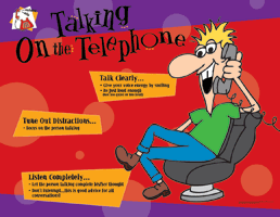 Basic Telephone Skills Poster Set