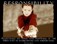 Responsibility - acceptance