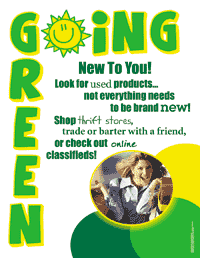 New To You - Going Green Poster