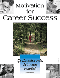 Motivation For Career Success Poster Set - Click Image to Close