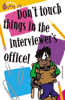Interview Etiquette Disasters Poster Set - Click Image to Close