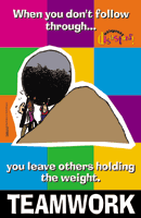 Teamwork Etiquette Disasters Poster Set - Click Image to Close